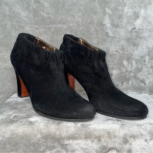 Sam Edelman Simon Black Suede Ankle Booties Women’s Size 9 M